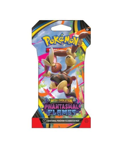 Pokémon TCG: Phantasmal Flames Sleeved Booster - Hariyama