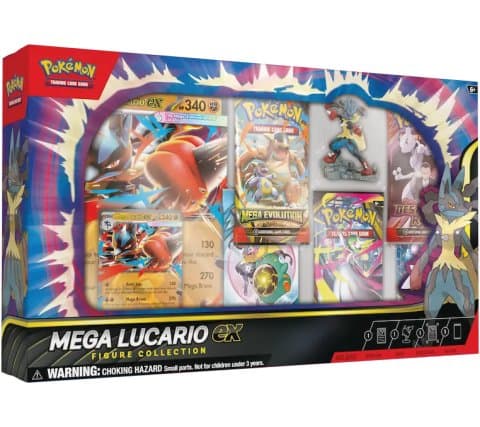 Pokémon TCG: Mega Lucario EX Figure Collection